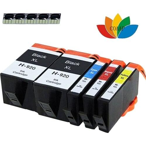 5 Pack Compatible ink cartridge for hp 920XL BK C M Y for hp Officejet 6500 6500se Wide Wireless All-In-One Printer