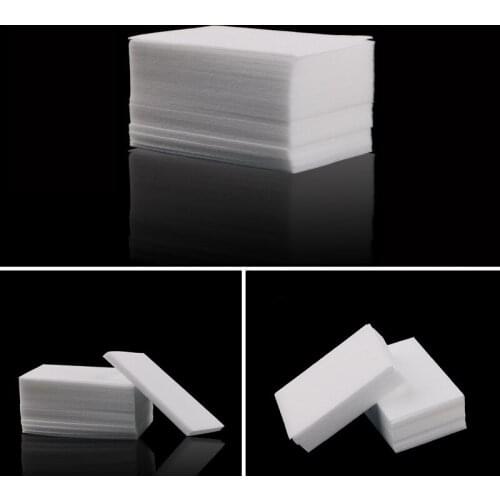 550PCS/Pack Lint-Free Paper Cotton Wipes Eyelash Glue Remover Wipe Clean Cotton Sheet Nails Art Cleanin Cleaner Pads
