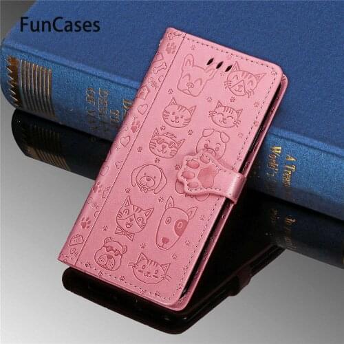 Smart Phone Cases For Xiaomi estuche Redmi 7A Aksesuar Lovely Cat Aksesuar sFor Xiaomi Redmi telefon HM 7A PU Leather Phone Bag