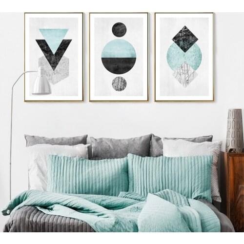 Geometry Canvas Art Posters and Prints Minimalist Abstract Painting Nordic Decoration Wall Pictures for Living Room Home Decor