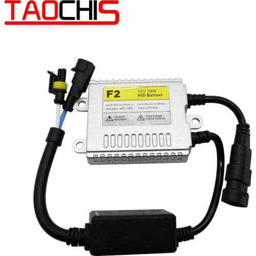 TAOCHIS 2 pcs AC 12V 38W Car styling HID Xenon Ballast Fast Start slim Ignition digital block Starter for H1 H4 H7 H11 lamp
