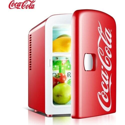 4L Portable Fridge Mini Fridges Heladera Small Fridge Vehicle Refrigerator Mini Refrigerator Cold and Heating Box 12V/220V