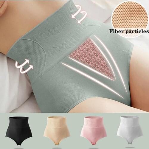 Plus Size Panties Solid Color Breathable Cotton Waist Trainer Slimming Underpant Women Underpants Solid Summer Female Intimates