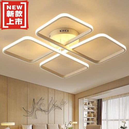 Nordic ceiling chandelier led panel lights AC85-265V Living Room living room bedroom E27 led ceiling lamps lighting light