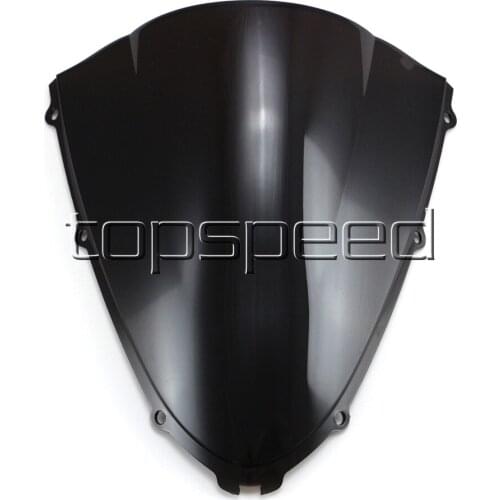 Motorcycle Windshield Windscreen For Kawasaki Ninja ZX14R 2006-2015 Black