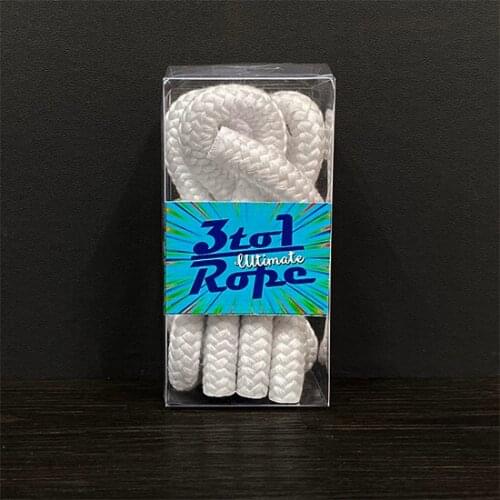 Ultimate 3 to 1 Rope Magic Tricks Gimmick Props Stage Street Appear Vanish Magia Magician Illusions Three in One Ropes Magie