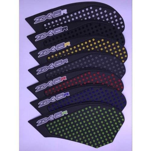 Motorcycle Tank Traction Pad Side Gas Knee Grip Protector Anti slip sticker for Kawasaki ZX-6R-2007-2008