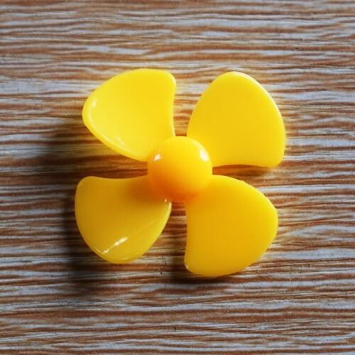 10/100PCS 40mm 1.5mm hole propeller/fan leaf/fixed wing/diy toy accessories/technology model parts/baby toys for child