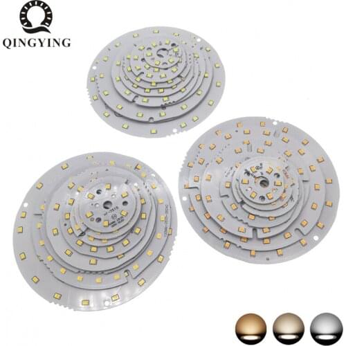 10pcs 3W 5W 7W 9W 12W 15W 18W 24W 2835 SMD PCB Led Lamp Panel SMD2835 High Brightness Light Board For Ceiling Light Down Light