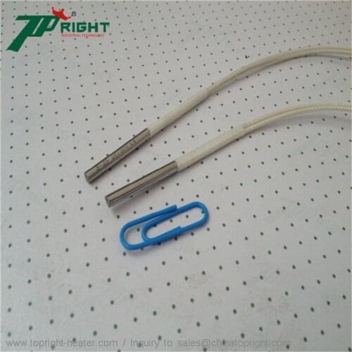 3mm 24v 25w Makerbot printer cartridge heater for 3 D printer