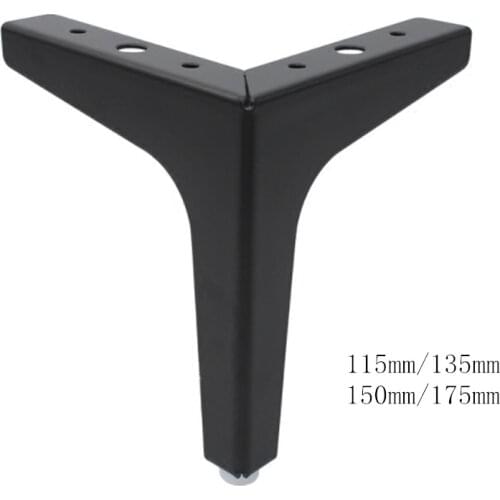 4pcs Adjustable Height Hardware Furniture Legs Metal Triangle Table Hairpin Legs Squar Cabinet Sofa Foot Furniture Accessories