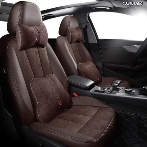 CUWEUSANG Custom Leather car seat covers For Infiniti QX50 QX56 QX80 Q70 QX60 Q50 ESQ QX30 Q50 Q70 Automobiles Seat Covers cars