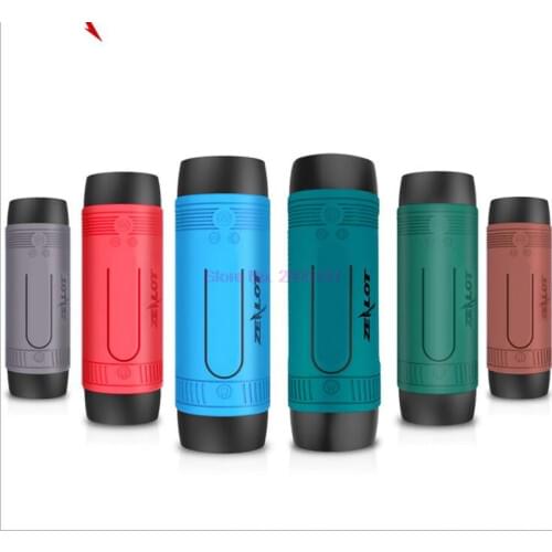 By dhl 100pcs S1 Waterproof Wireless Bluetooth Speaker PowerBank Output 3 Mode Flashlight Handsfree for Smartphone TF Card Caixa