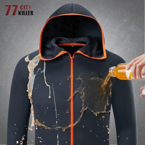 Ice Silk Fishing Clothing Men Waterproof Antifouling Hooded Coats Male Casual Quick Dry Breathable Lightweight Outwear Clothes