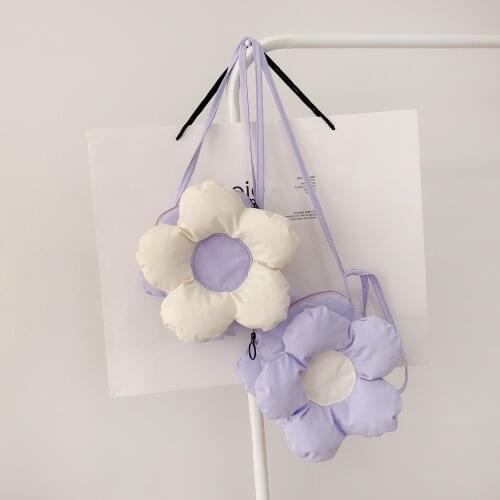 Korea Ins Flower Bag s 2021 New Female Student Messenger Bags Cute Girly Heart Handbag Children Wallet Shopping Pouch Косметичка