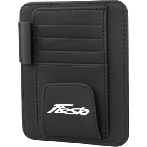 Sun Visor Multifunction Car Card Package Holder Glasses Holder Pen Organizer Auto Accessories for Ford Fiesta