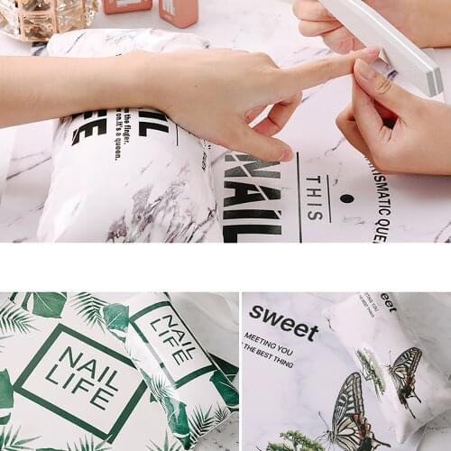 Soft Manicure Hand Rests Cushion PU Leather Sponge Hand Pillow Salon DIY Arms Holder Rest Nail Pillow Mat Art Tools Beauty
