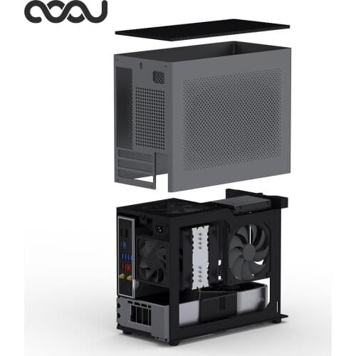 Z13 Aluminum alloy integrated itx Case desktop mini water cooling mainframe small case Pre sale