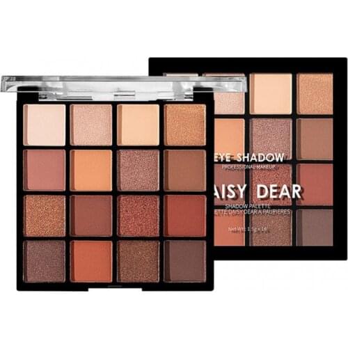 Eyeshadow Palette Makeup Cosmetics Matte Glitter Metallic 16 Color Creamy Pigmented Waterproof Professional Mini Eye Shadow Kit