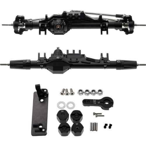 Aluminum Alloy Front Rear Axle Assembly Kit for Axial Wraith RR10 90018 90045 90048 90053 1/10 RC Car Upgrade Parts