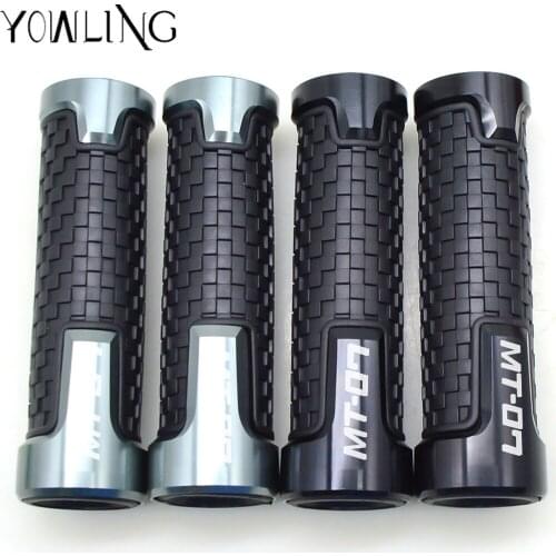 Motorcycle handlebar grip handle bar Motorbike handlebar grips FOR Yamaha MT07 MT 07 MT-07 FZ07 FZ-07 2014 2015 2016 2017 2018