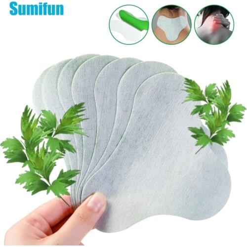 Sumifun 24pcs Neck Patch Wormwood Extract Relieving Joint Cervical Spondylosis Pain Relief Plaster for Stiff Shoulder Rheumatoid