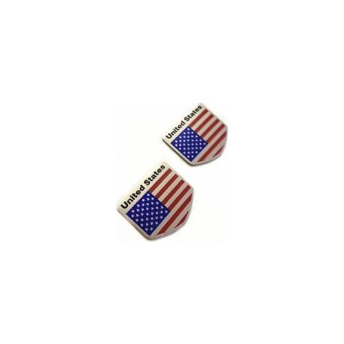 Custom American Flag Military Badge Electroplated Zinc Alloy Badge