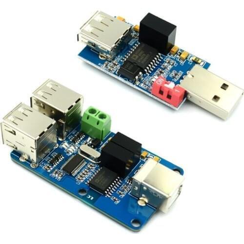 USB Isolator 1500V Isolator ADUM3160 Module Coupling Protection Board USB to USB Isolation with USB 2.0