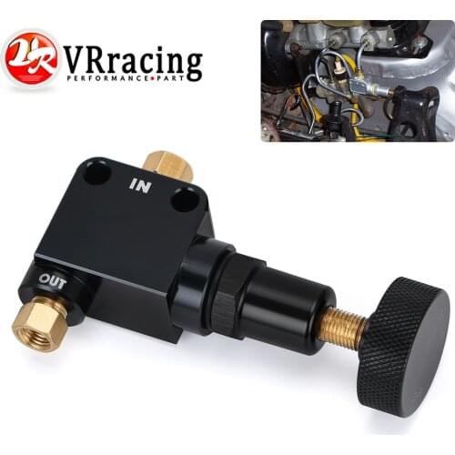 VR - Brake Bias Proportioning Valve Pressure Regulator For Brake Adjustment 1/8-27 NPT Pressure Regulator Screw Knob Type