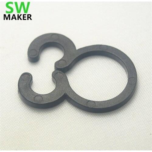 1pcs 1281 Braided Sleeve Clip for Ultimaker 2 /UM2 Extended bowden tube print cable