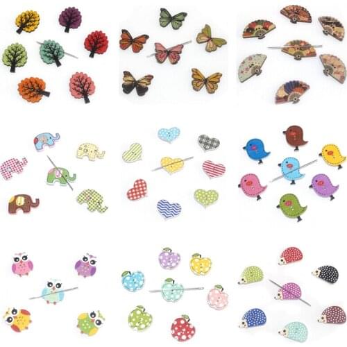 Needle Magnet Animal Cute Pattern Magnetic Sewing Needle Magnet Embroidery Cross Stitch Needlework Accessories 1Pc Random Color