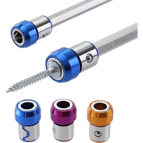 1PCS Ring Screwdriver Bits Removable Universal Magnetic Ring Metal Magnetic Ring Screwdriver Bits Magnetic Ring 21mm #YY