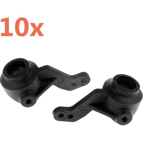10 Pieces RC Cars HSP Spare Parts Steering Hub Carrier(L/R) 02014 Racing RedCat Accessories 102011 For 1/10 Remote Control Car