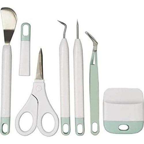 6pcs Basic Craft Vinyl Weeding Tools Set DIY Sewing Stitching Puncher Cutting Carving Kit Silhouettes Cameos Lettering Hand Tool