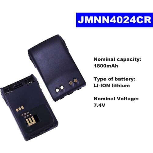 7.4V 1800mAh LI-ION Radio Battery JMNN4024CR For Motorola Walkie Talkie GP328 plus GP388 GP344 Two Way Radio