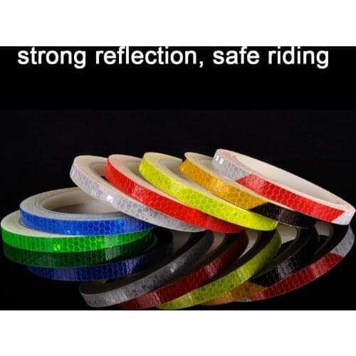 Car sticks Reflective Fluorescent Sticker Bicycle Motocycle Car Stickers Adhesive Tape Car Decoration Accessories