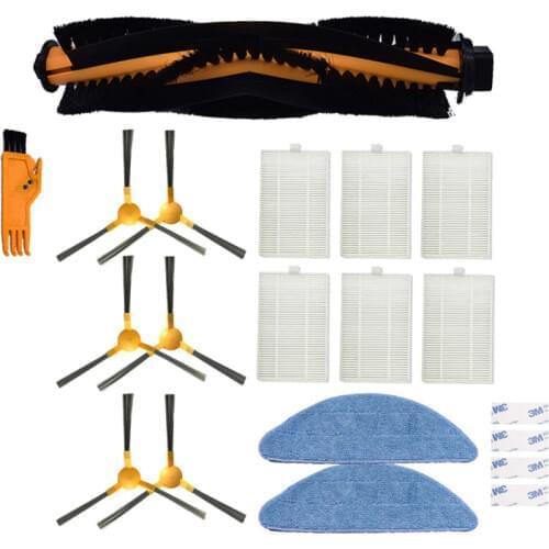 Side Brush HEPA Filter Mop cloth for Proscenic 800T 820S for LIECTROUX C30B Vacuum Cleaner Cleaning Filter Accessories kit