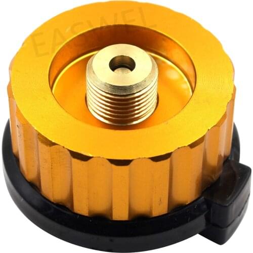 Outdoor Camping Stove Butane Metal Adapter Convert Fuel Canister for Long Tank