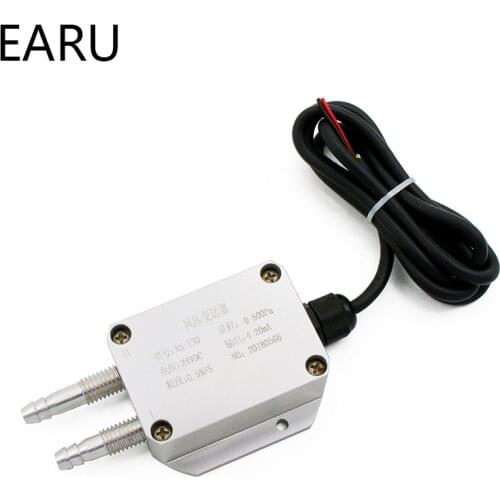 4-20mA Output Air Wind Pressure Transmitter Transducer Sensor Pressure Controller Micro Difference Pressure Transmitter DC24V