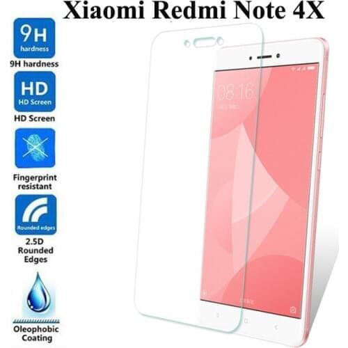 For Xiaomi Redmi Note 4X Tempered Glass 5.5"Not full cover Screen Protector 9H Protective Film for Xiaomi Redmi note4X Pro Glass