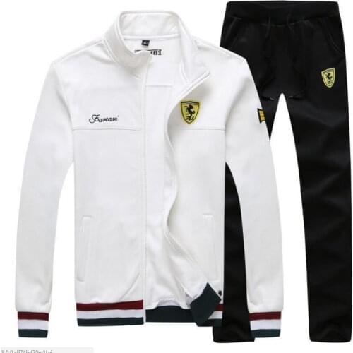 Mens Tracksuit Set Two Piece Tracksuit Men Sports Wear Fashion Colorblock Jogging Suit Autumn Winter Men Outfits Gym CLothes Men