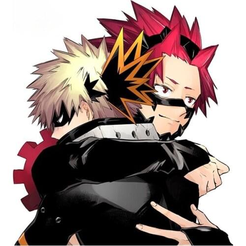 Beautiful Anime My Hero Academia Peeker Car Sticker Trunk Decal Waterproof Occlusion Scratch Decoration SUV Fine Decal Kk13*11cm