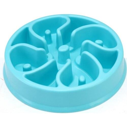 Dog Bowl Plastic Slip-proof Slow Food Pot Single Bowl Dog Slow Food and Stomach-Protecting and Choking-proof Bowls