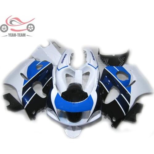 Free Customize ABS Motorcycle fairings set for Suzuki 1996-2000 GSXR600 GSXR750 SRAD GSXR 600 750 96-00 blue black fairing kits