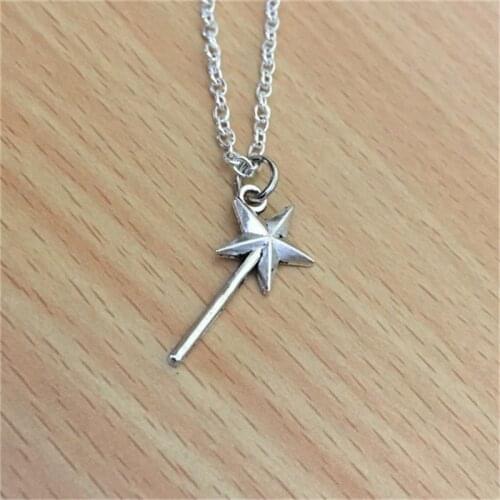 Magic Wand Necklace, Christmas Magical Wand Necklace, Fairytale Jewellery, Fairy Tale Wand Necklace, Girls Jewellery