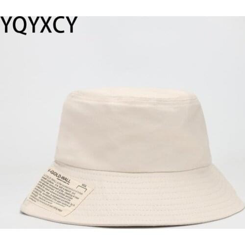 Bucket Hat Men Cap Hip Hop Fashion Fisherman Hat Black White Big Size Wide Brim Sun Hats For Women Men Chapeu Gorro 2020
