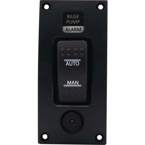 12-24V Bilge Pump Switch Ship Deck Cleaning Control Panel Alarm Waterproof Bilge Pump Switch For Boat Bilge Pumps On/Off/On