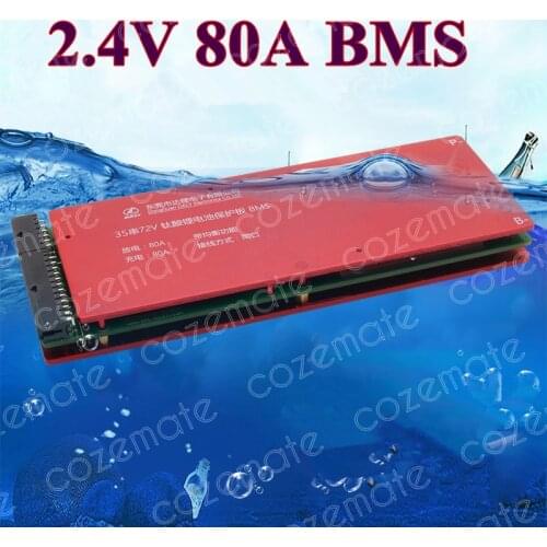 35S 30S 25S 20S 15S 10S 5S LTO Lithium Titanate Battery Protection Board Balance 2.4V 80A Circuit BMS PCM 12V 72V 60V Cell Pack