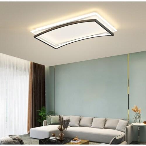 Ceiling Lights Modern LED Ceiling Lamp For Living Room Bedroom plafonnier led Square Home Lighting Fixtures Remote Control avize