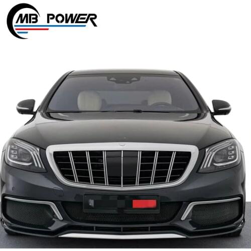 S CLASS W222 B900 BOBY KIT S CLASS W222 S63 S65 2018-2020y exterior accessories front spoiler rear diffuser car bumpers